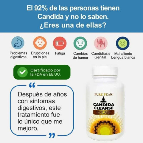 Candida Cleanse - Elimina la hinchazón y recupera tu energía