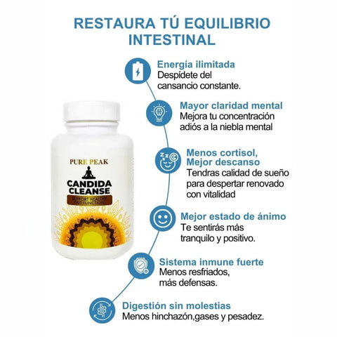 Candida Cleanse - Elimina la hinchazón y recupera tu energía