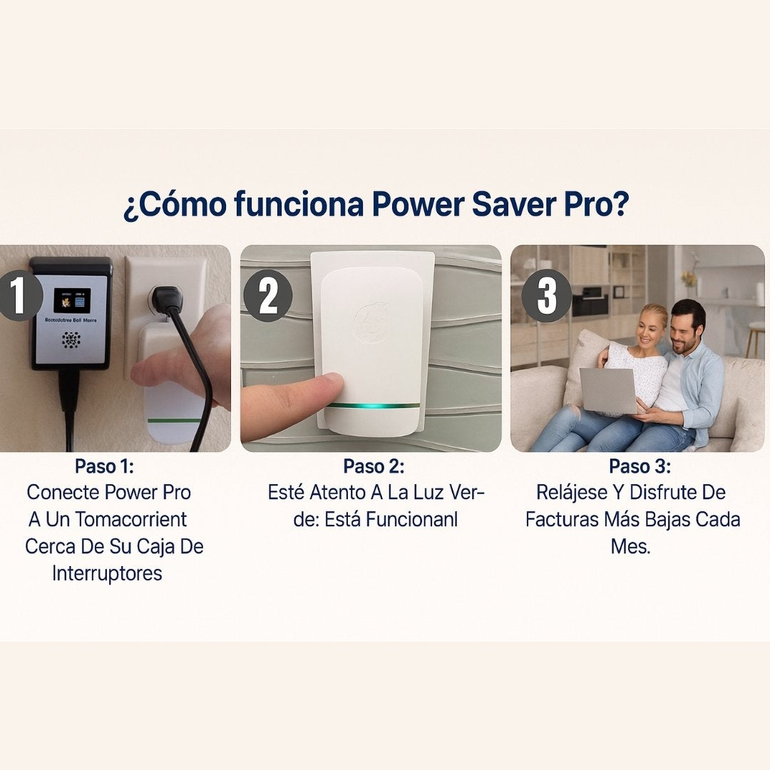 Ahorrador de Energía Power Saver Pro; reduce tu factura eléctrica hasta 50%