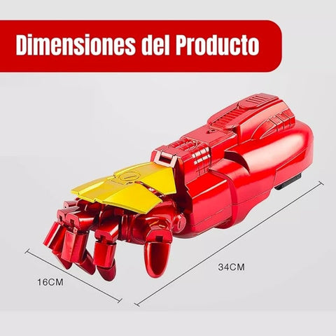 Guante Iron Man: Lanza Cápsulas de Gel