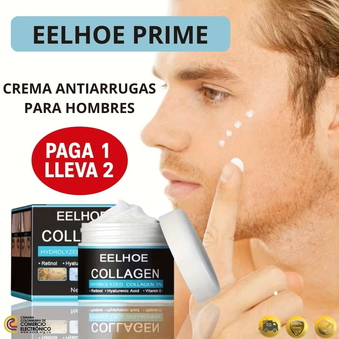 EELHOE PRIME PAGA 1 LLEVA 2: Crema Antiarrugas Para Hombre