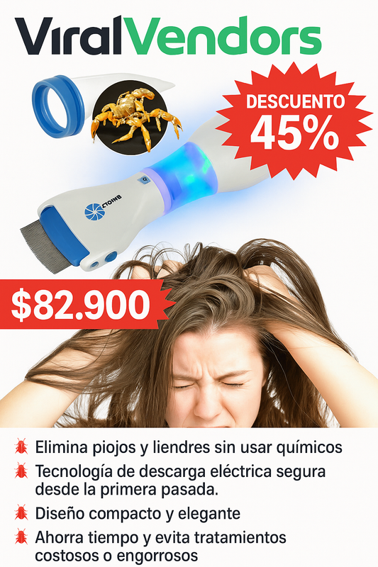 Aspiradora Eléctrica Anti-Piojos Deluxe