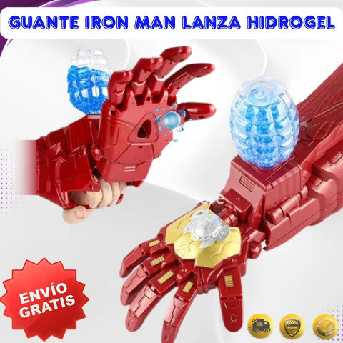 Guante Iron Man: Lanza Cápsulas de Gel
