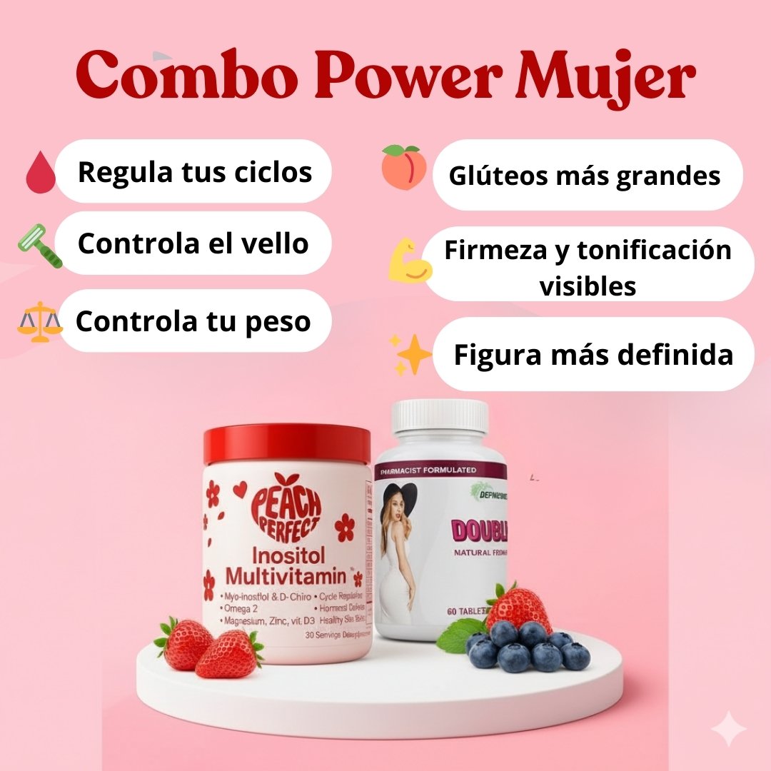 Combo Power Mujer: Compra Inositol LLEVA GRATIS Double Curves🍑🌸