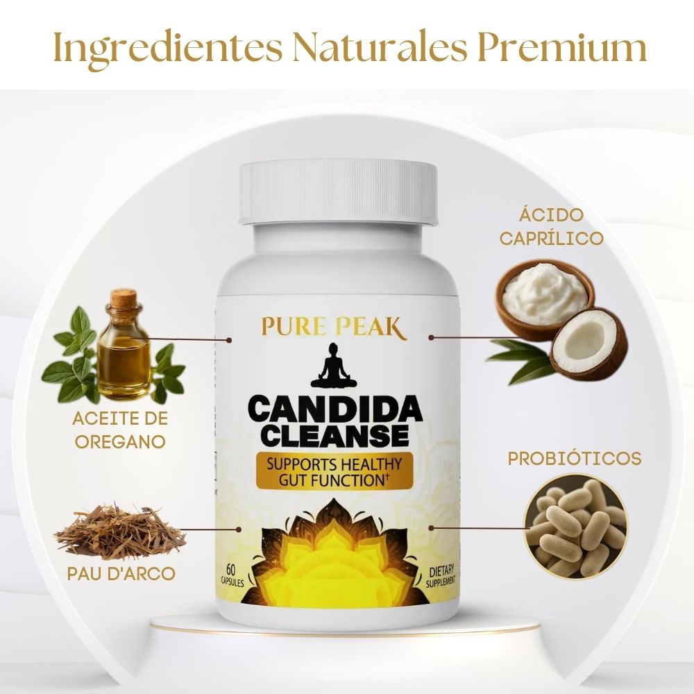 Candida Cleanse - Elimina la hinchazón y recupera tu energía.