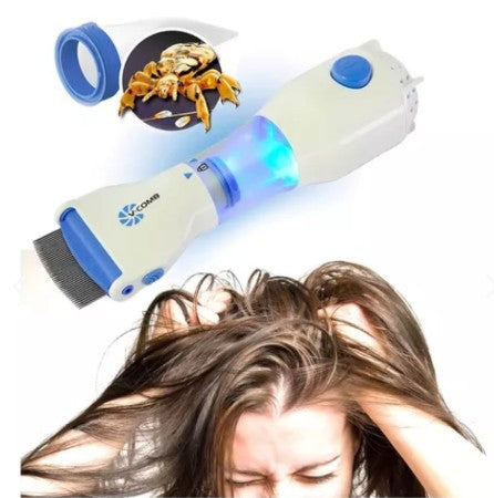 Aspirador Eléctrico de Piojos Deluxe Gratis 1 Organizador para Escoba.