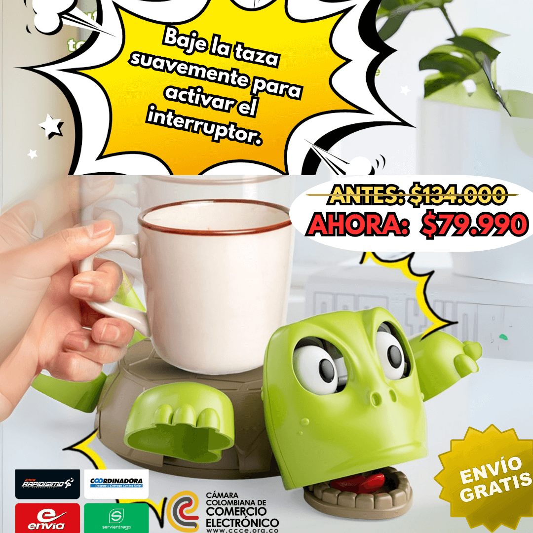 Turtle Coaster: el posavasos que cuida tu mesa… y roba todas las miradas🐢🐢