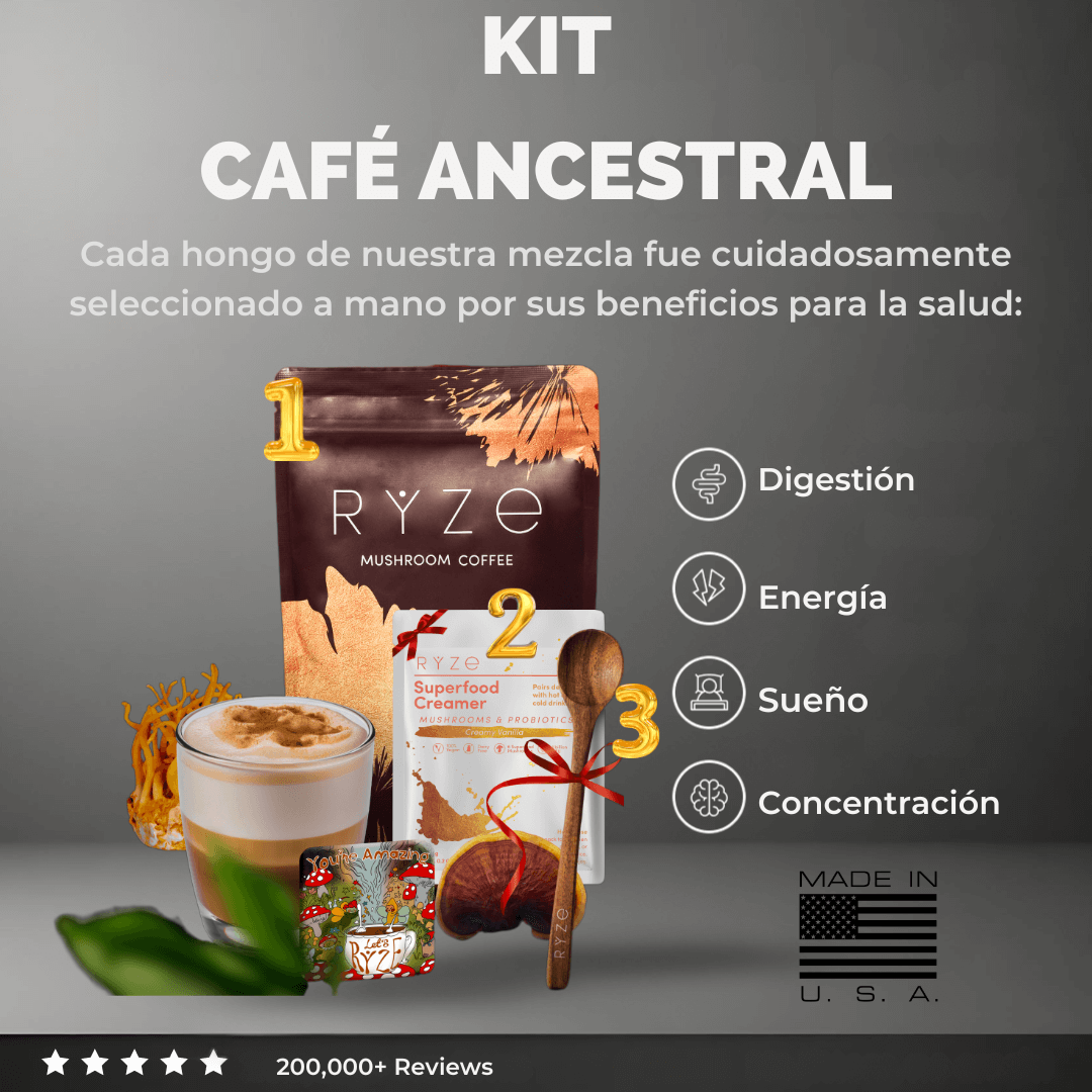 Kit de Café Ancestral RYZE Mushroom Coffee