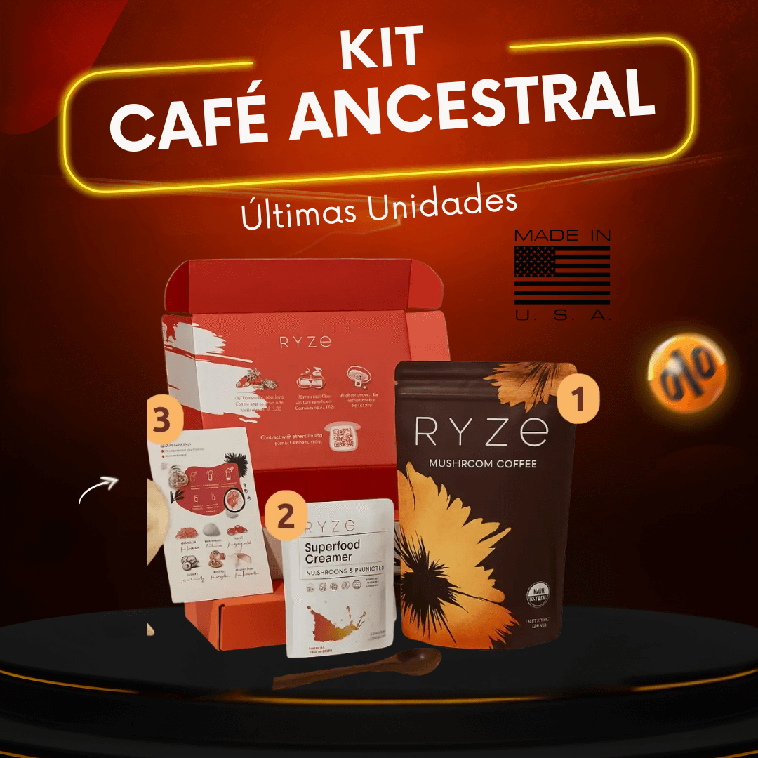 Kit de Café Ancestral RYZE Mushroom Coffee