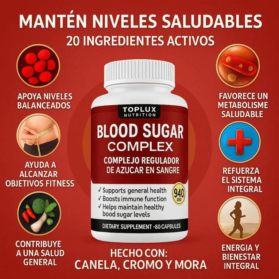 Blood Sugar Complex™ — Regula tu glucosa diaria PAGA 1 LLEVA 2