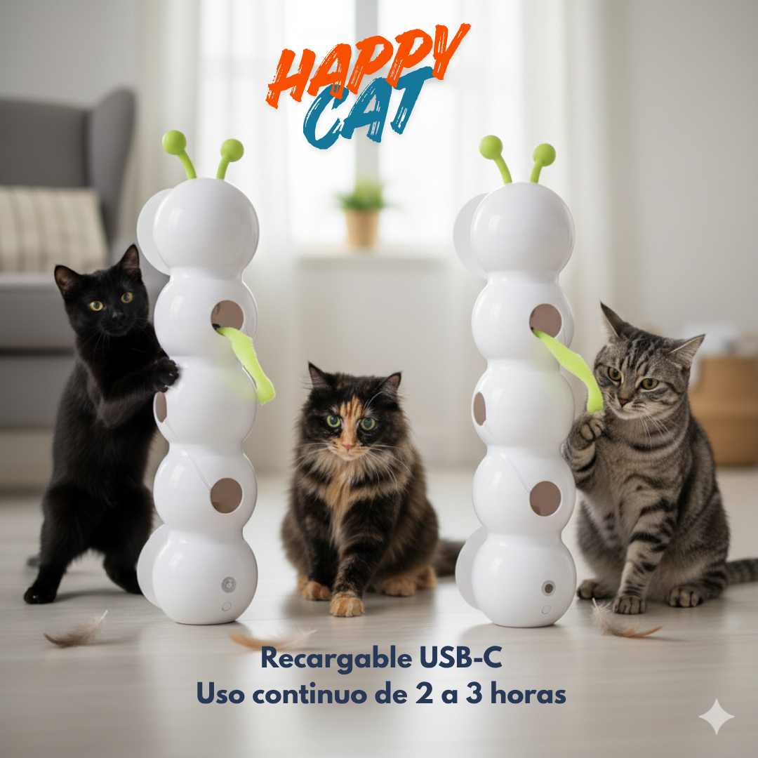 Happy Cat: El juguete inteligente divertido para tu gato.