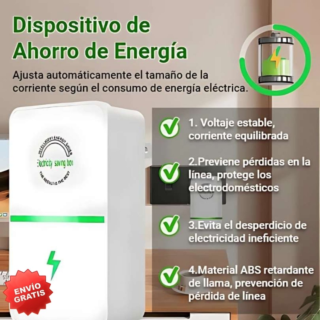 Ahorrador de Energía Power Saver Pro; reduce tu factura eléctrica hasta 50%