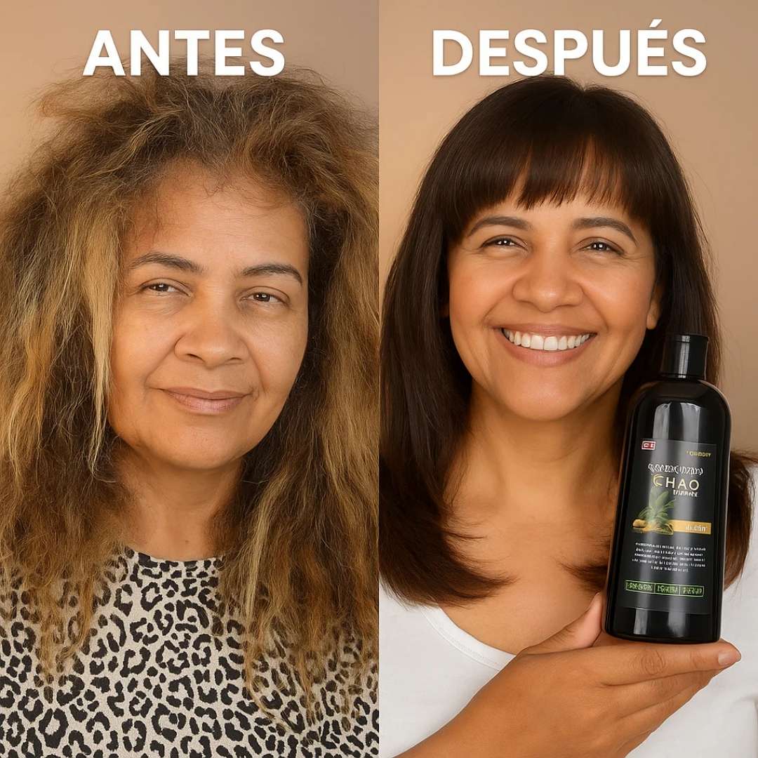 CHAO Canas: Shampoo + Tratamiento que renueva tu look en minutos