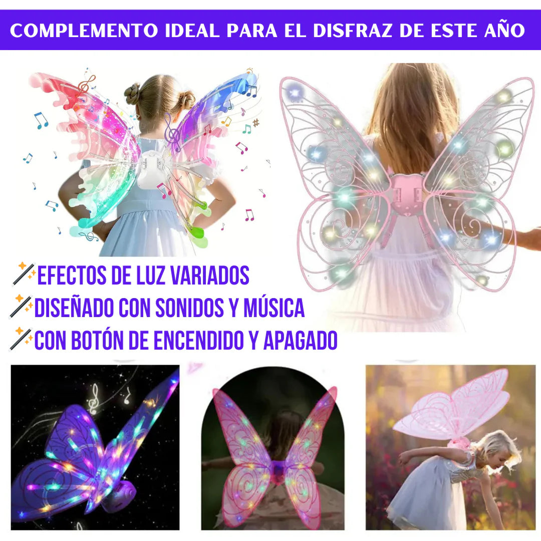 Alas LED, Brillo, música y fantasía