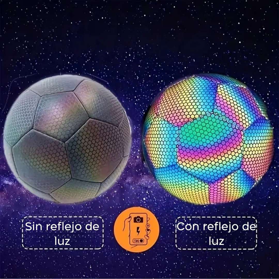 ⚽Balón Galaxy:El balón que brilla y te hace jugar de día o de noche⚽