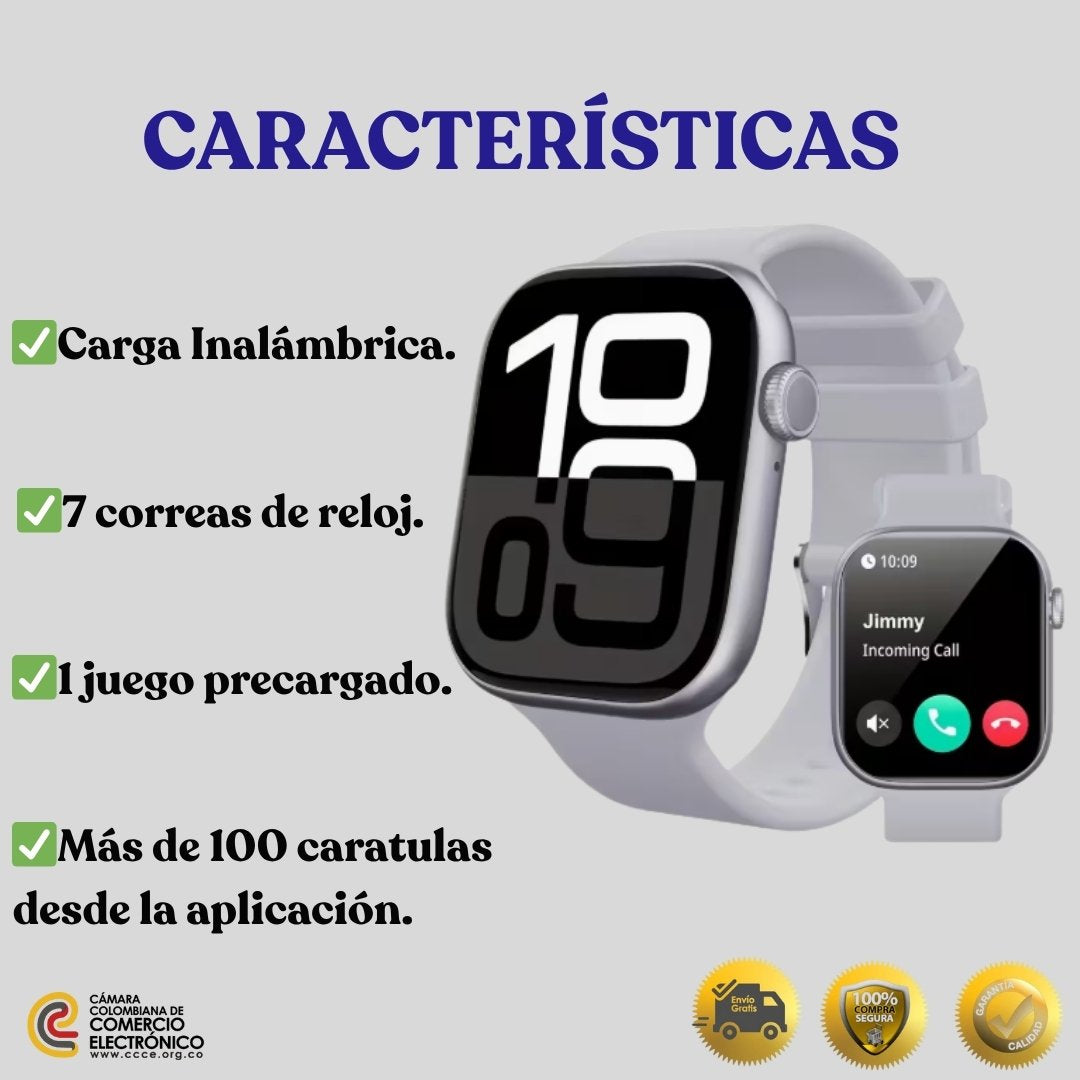 Smartwatch Serie 1000 PRO  con 7 Manillas ⌚