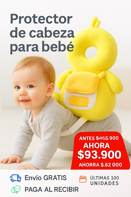 Protector de cabeza para bebés: seguridad y tranquilidad en cada paso
