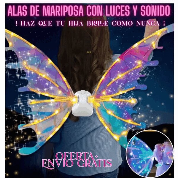 Alas LED, Brillo, música y fantasía