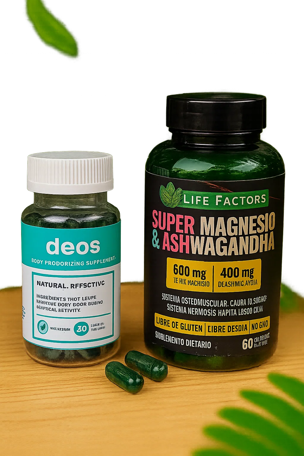 Super Magnesio & Ashwagandha GRATIS Deos - Original Importado.