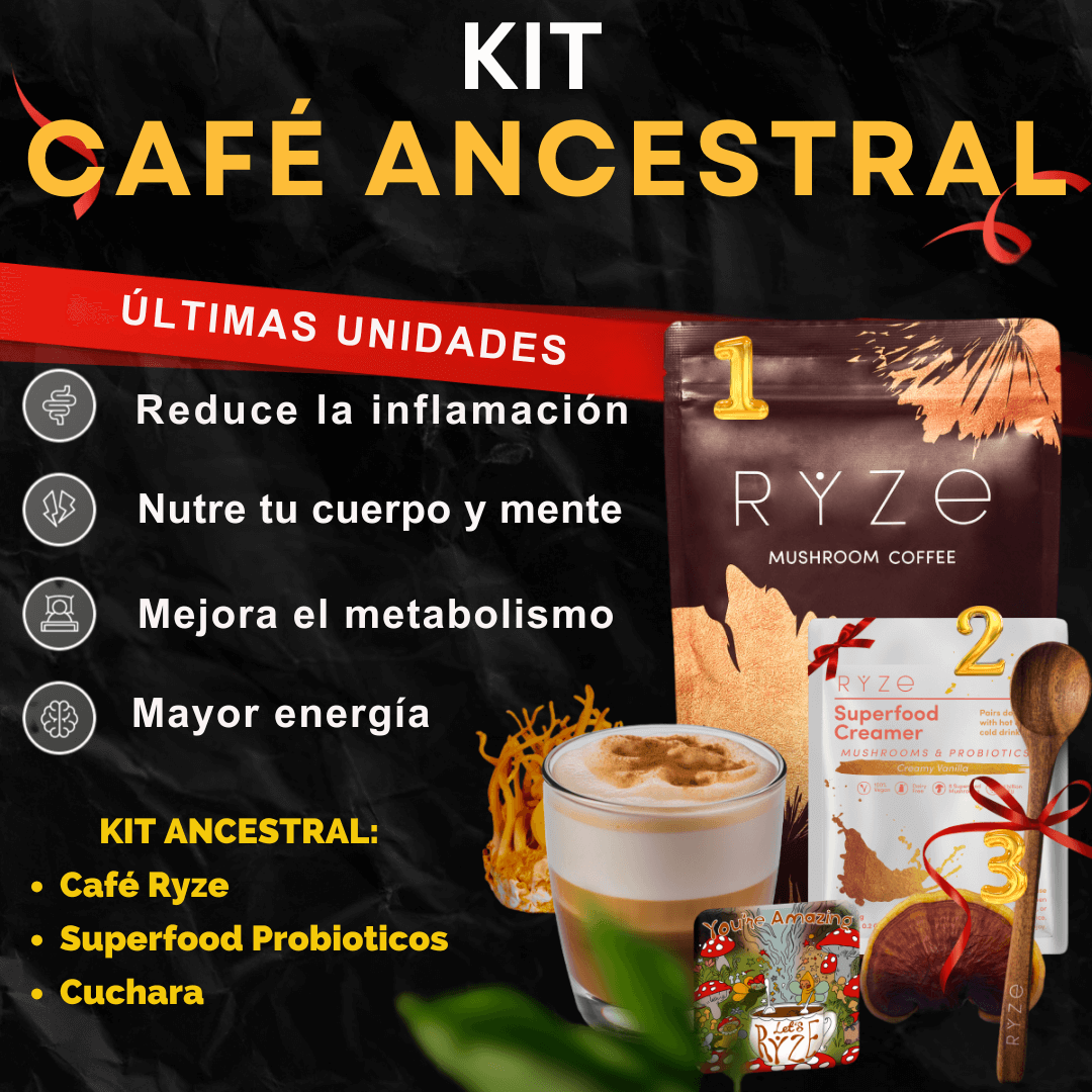 Kit de Café Ancestral RYZE Mushroom Coffee