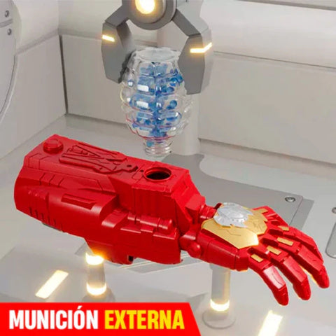 Guante Iron Man: Lanza Cápsulas de Gel