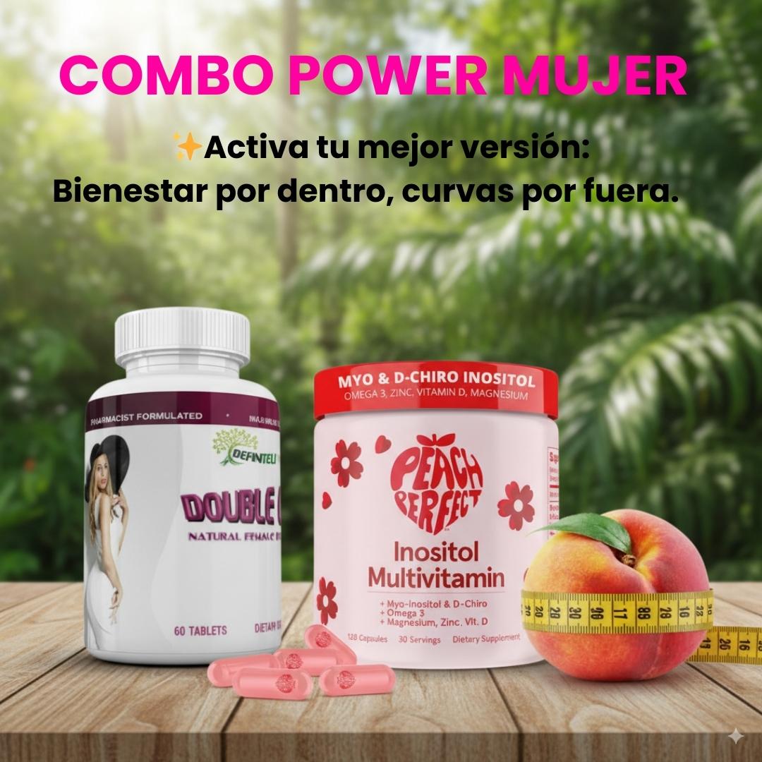 Combo Power Mujer: Compra Inositol LLEVA GRATIS Double Curves🍑🌸
