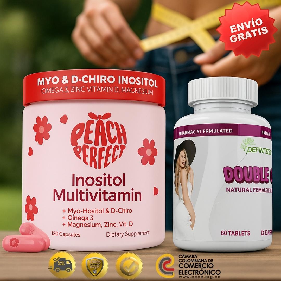 Combo Power Mujer: Compra Inositol LLEVA GRATIS Double Curves🍑🌸