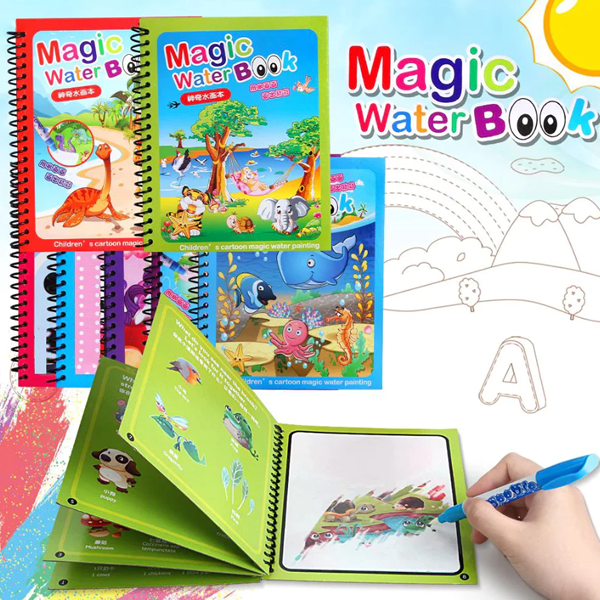 Aquapinta™ – Libro de pintura al agua reutilizable