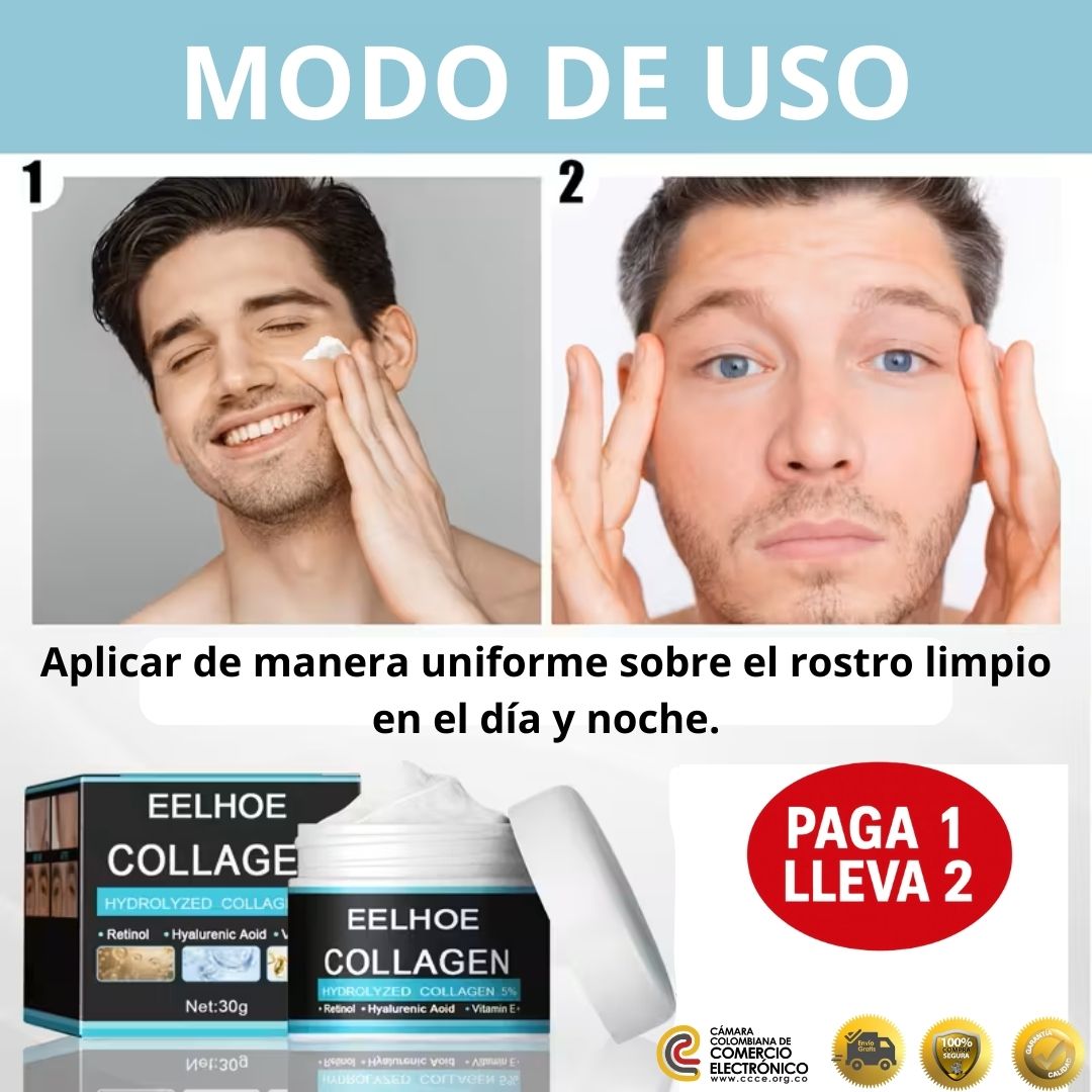 EELHOE PRIME PAGA 1 LLEVA 2: Crema Antiarrugas Para Hombre