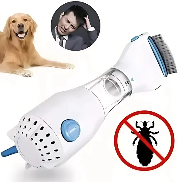 Aspirador Eléctrico de Piojos Deluxe Gratis 1 Organizador para Escoba.