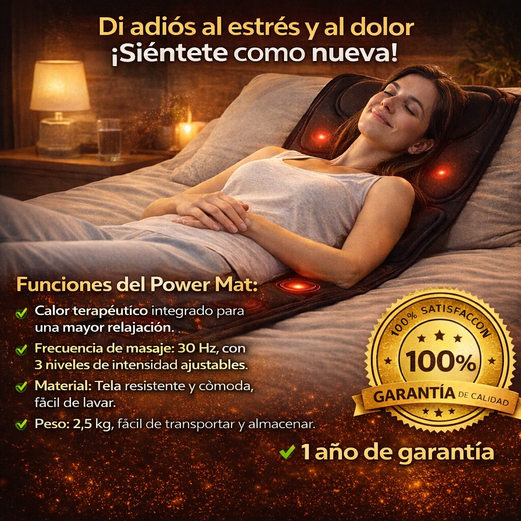 Power Mat: El increible colchón masajeador