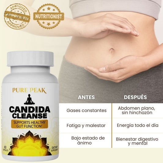 Candida Cleanse - Elimina la hinchazón y recupera tu energía.