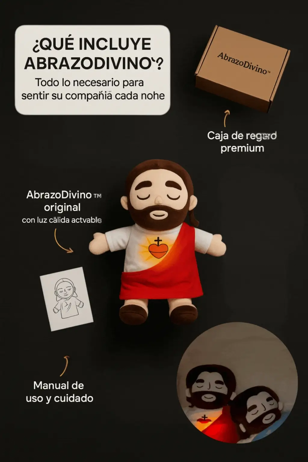 PELUCHE DE JESUS CON LUCES Y SONIDOS