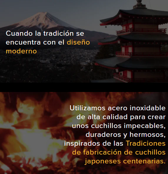 CUCHILLO  TIPO HACHA TAZAKI