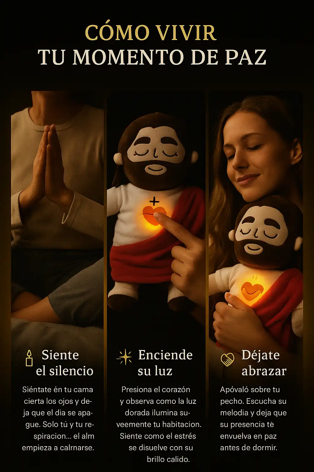 PELUCHE DE JESUS CON LUCES Y SONIDOS