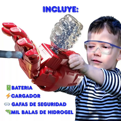 Guante Iron Man: Lanza Cápsulas de Gel