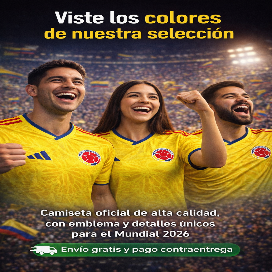 CAMISETA SELECCION COLOMBIA IMPO 1.1 FAN