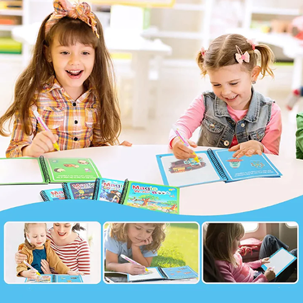 Aquapinta™ – Libro de pintura al agua reutilizable